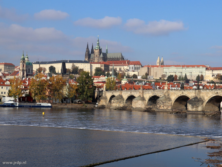 Uitzicht op de Karlsbrücke en Prague Castle Prague